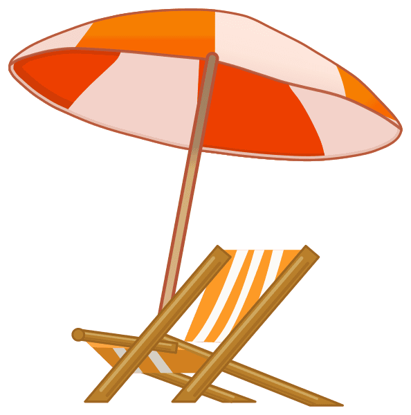 Beach chair decoration